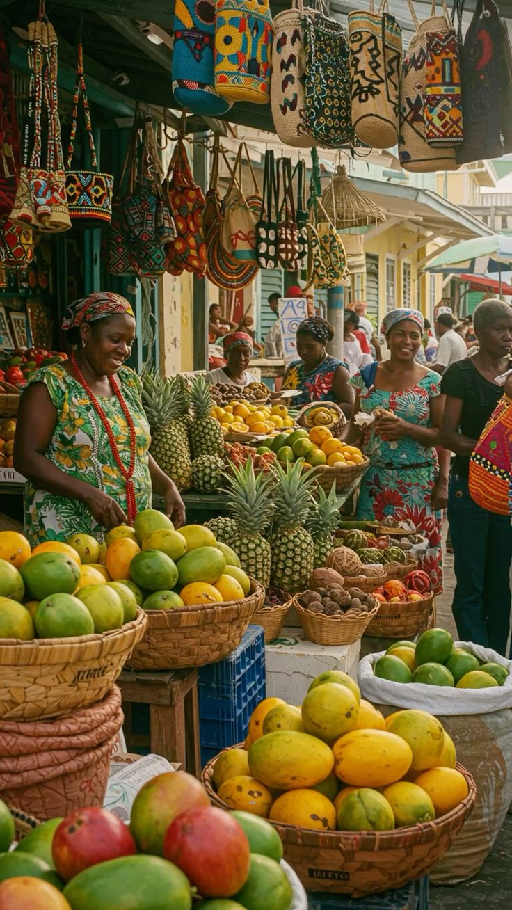 Marché et produits caribéens